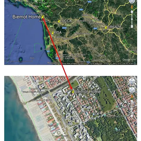 Biemot Near The Sea And Pine Forest Viareggio
